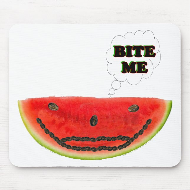 Bite Me Watermelon Mouse Mat (Front)