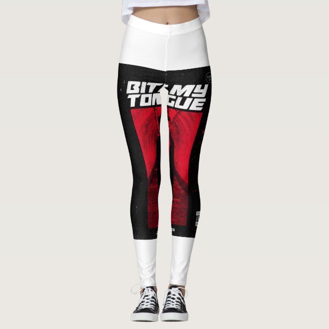 bite my tongue  leggings (Front)