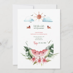 Bite Out of Summer Invitation