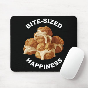 Bite Sized Happiness Profiteroles Mouse Mat