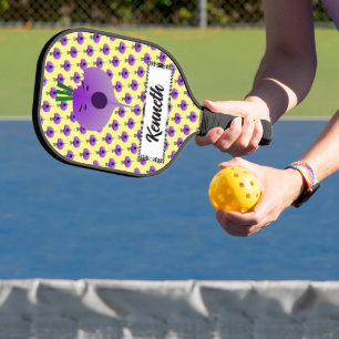 Bite the Angry Turnip by Kenneth Yoncich Pickleball Paddle