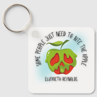 Bite the Apple Key Ring