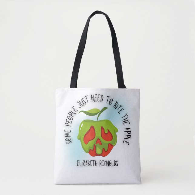 Bite the Apple Tote Bag (Front)