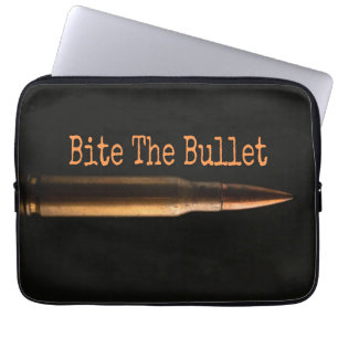 Bite The Bullet Laptop Sleeve
