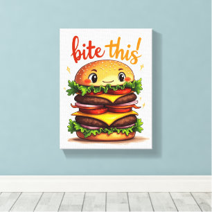 Bite This Canvas Print