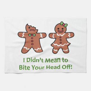 Bite Your Head Off Tea Towel