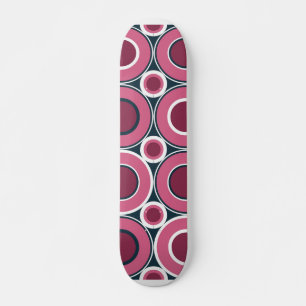 Bitesize Magenta Doughnuts With White Navy Skateboard