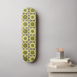 Bitesize Olive Green Doughnuts With White Skateboard