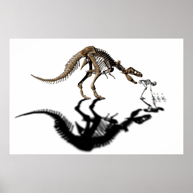 Biting dinosaur poster (Front)