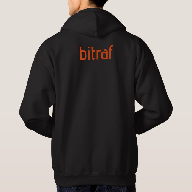 Bitraf – hoodie logo bak hoodie (Back)