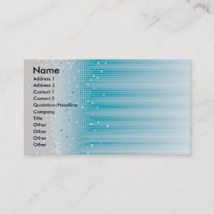 Bits Business Card (Turquoise)