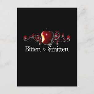 Bitten and smitten T-shirt Postcard