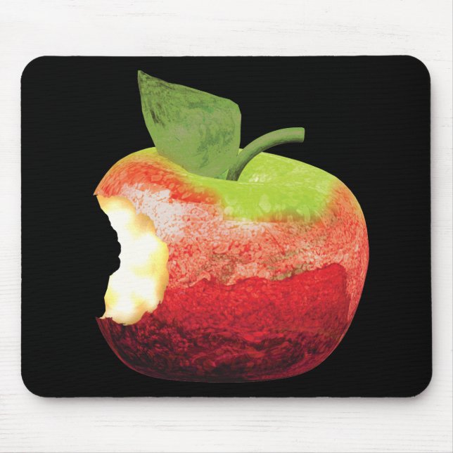 Bitten Apple Mouse Mat (Front)