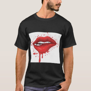 Bitten Lips T-Shirt – Bold, Stylish & Unapologetic