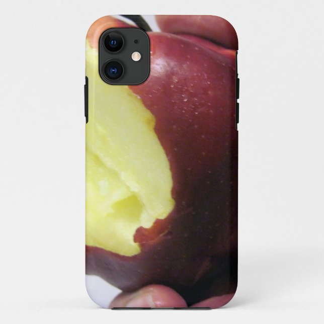 Bitten Red Apple Case-Mate iPhone Case (Back)