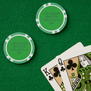 Bitter Beer Wanted Here Poker Chips