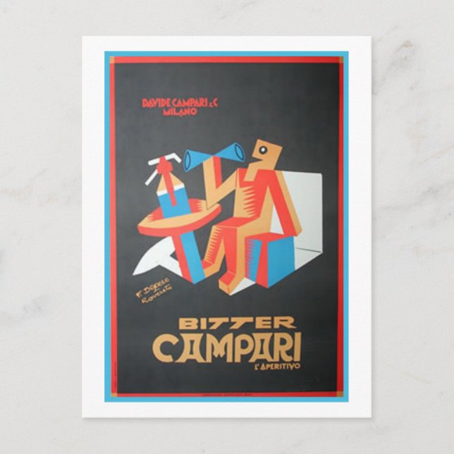Bitter Campari Postcard (Front)