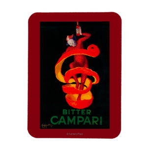 Bitter Campari Vintage PosterEurope Magnet