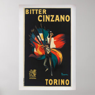 Bitter Cinzano by Leonetto Cappiello   Vintage Poster