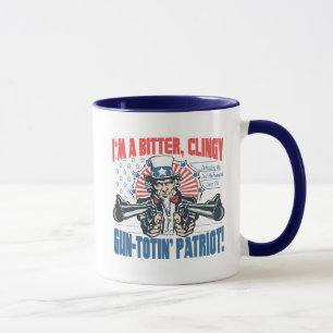 Bitter, Clingy Gun-Toting Patriot Uncle Sam Gear Mug