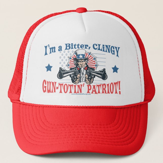 Bitter, Clingy Gun-Toting Uncle Sam Hat (Front)