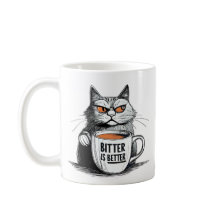 Bitter Is Better – Bold Coffee Lover Quote Design