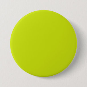 Bitter lemon  (solid colour)  7.5 cm round badge