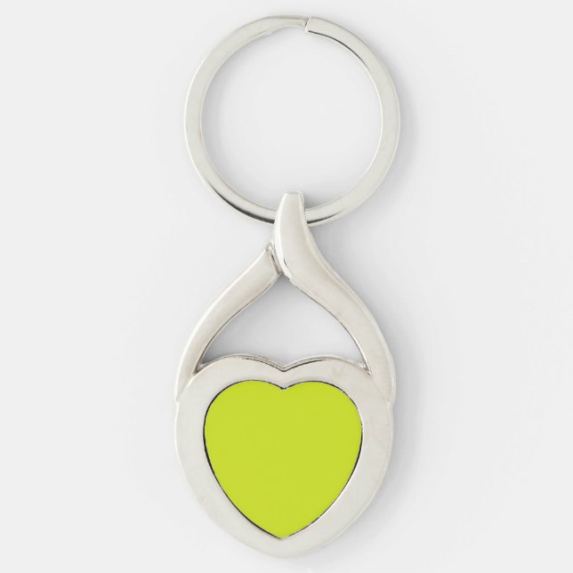 Bitter lemon  (solid colour)  key ring (Front)