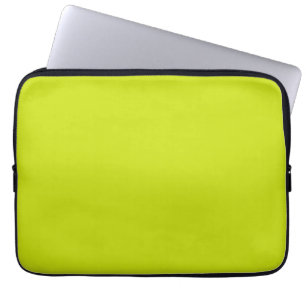 Bitter lemon (solid colour) laptop sleeve