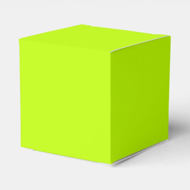 Bitter lime (solid colour)  favour box (Back Side)