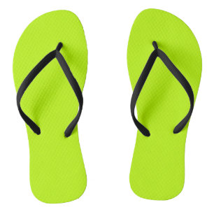 Bitter lime (solid colour)  flip flops