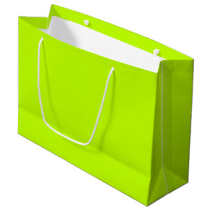 Bitter lime (solid colour)  large gift bag