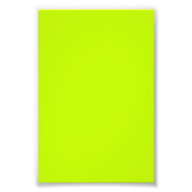 Bitter lime (solid colour)  photo print (Front)