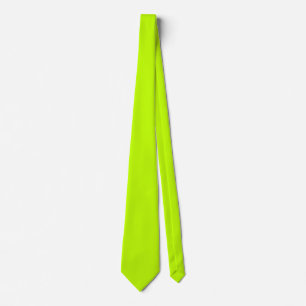 Bitter lime (solid colour) tie