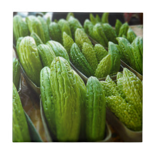 Bitter Melon Cucumber City Market Kansas City Tile