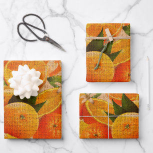 Bitter Oranges from Capri (Cretonne Edition) Wrapping Paper Sheet