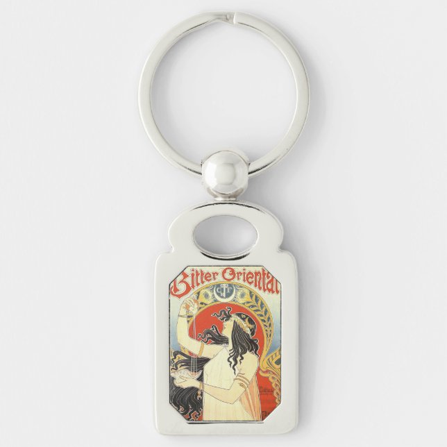 "Bitter Oriental" Vintage Ad key chain (Front)
