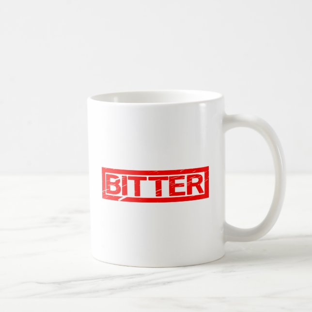 Bitter Stamp Coffee Mug (Right)