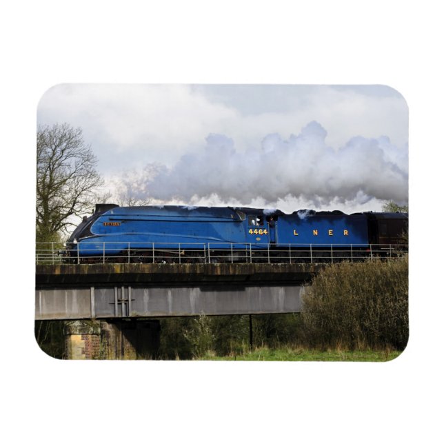 "Bittern" Old Steam Train Locomotive Fridge Magnet (Horizontal)
