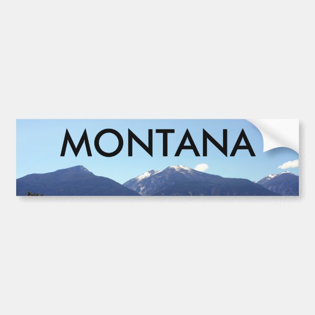 bitteroot vally mountain 09, MONTANA Bumper Sticker (Front)