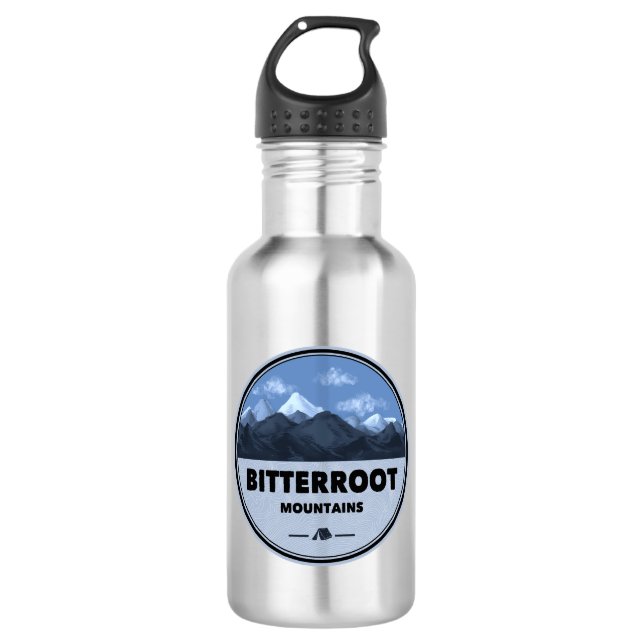 Bitterroot Mountains Camping 532 Ml Water Bottle (Front)