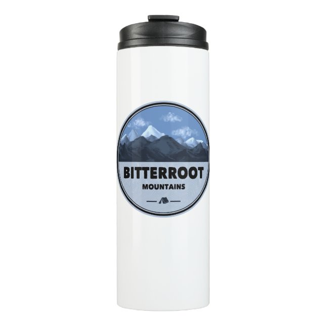 Bitterroot Mountains Camping Thermal Tumbler (Front)