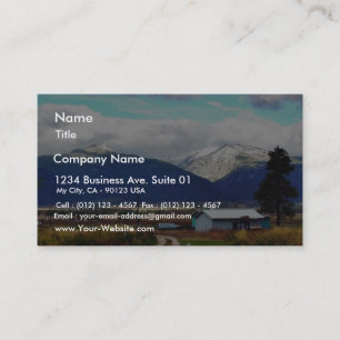 Bitterroot Mountains Parents Farm Business Card