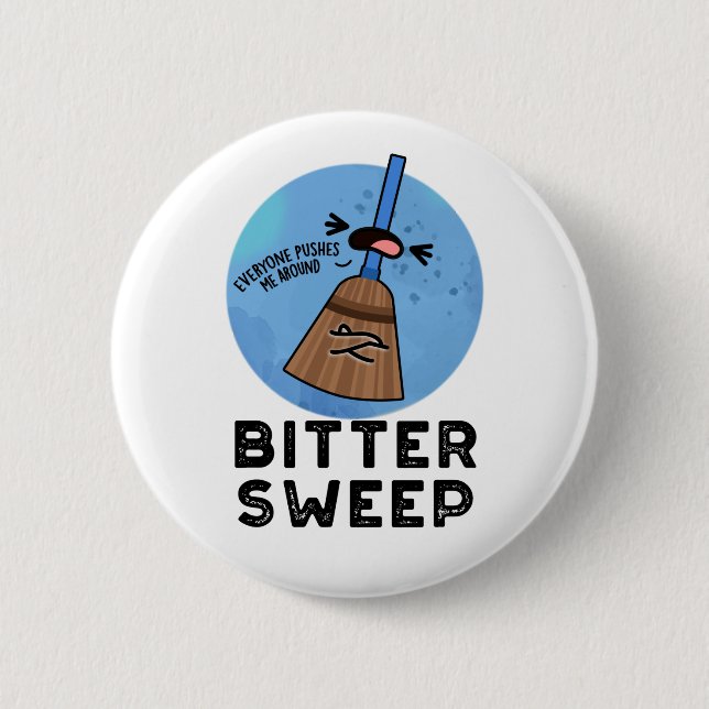 Bittersweet Funny Bitter Gourd Pun  6 Cm Round Badge (Front)