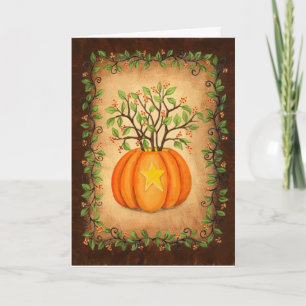 Bittersweet & Pumpkin Halloween Card