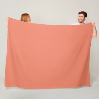 Bittersweet Solid Plain Colour Fleece Blanket