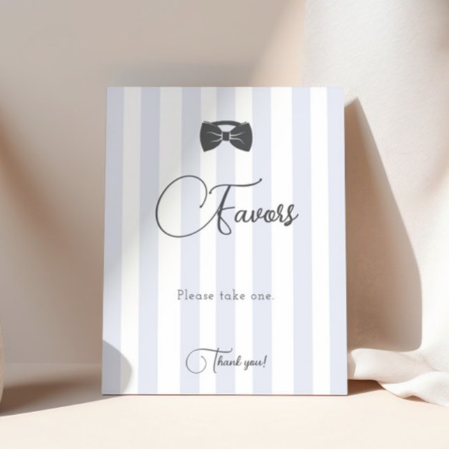 Bitty Bow Oh Boy Baby Shower Favours Poster (Creator Uploaded)