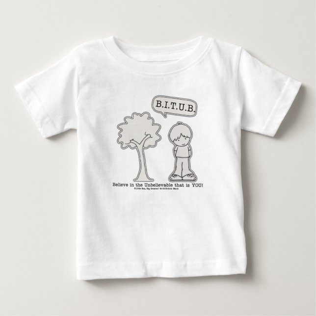 BITUB Pattern (Believe in the Unbelievable) Baby T-Shirt (Front)