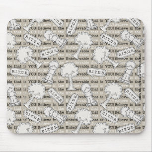 BITUB Pattern (Believe in the Unbelievable) Mouse Mat