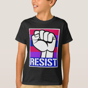 Biual Pride Resist Parade Party Lgbtq Flag Gift T T-Shirt